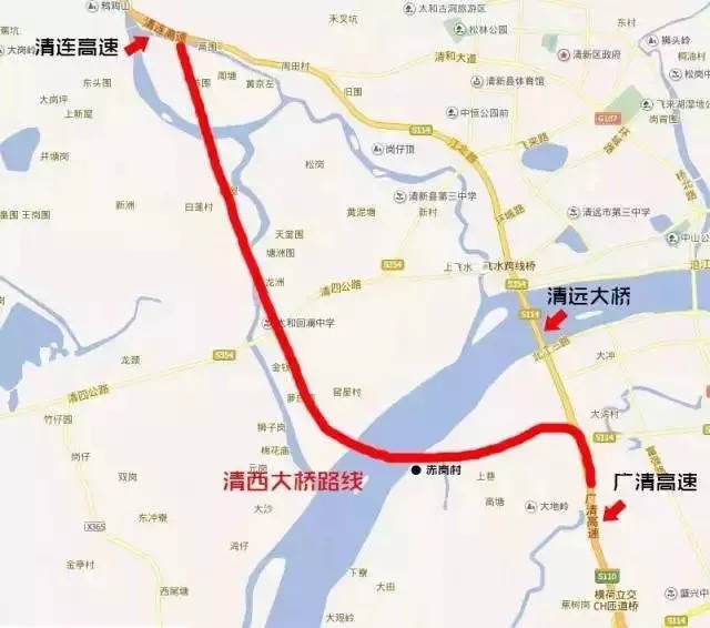 广州连州全程高速,10分钟穿过清远市区!