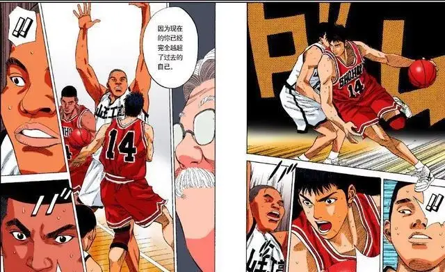 湘北对山王,可怕的前六回合,双方打出百分百的