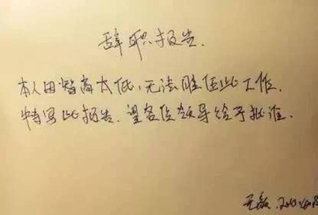 厂的靓仔 给上司的辞职报告 沙雕网友的辞职报告 看的我也想辞职了