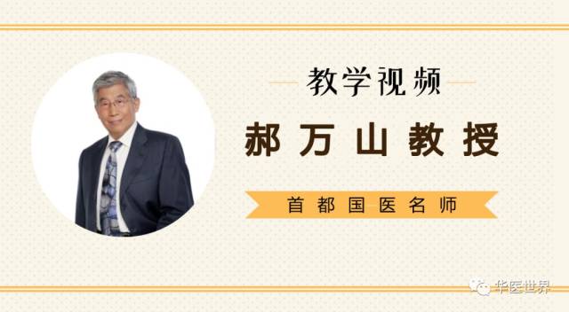 首都国医名师郝万山教授讲授的《伤寒论》太阴病证治与泄泻"精彩课程