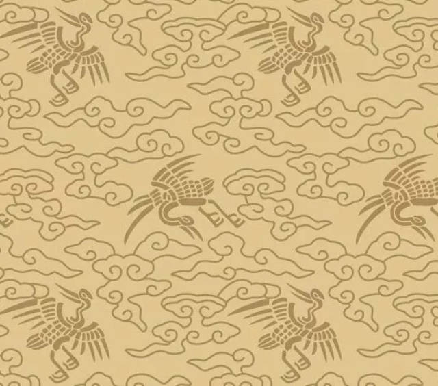中国古代丝绸设计素材图系 | 装裱锦绫卷