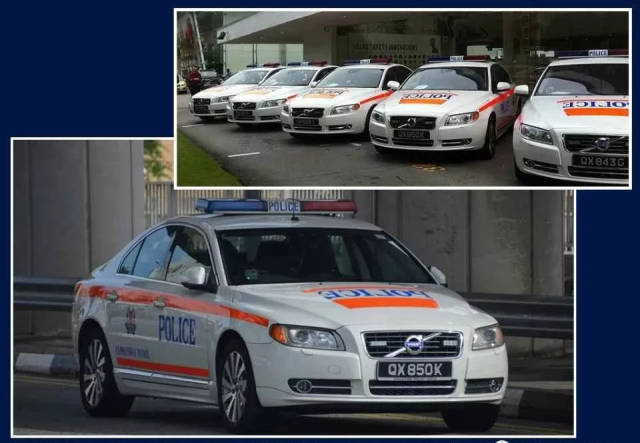 新加坡这个小红点,竟拥有这么多种先进的警车!