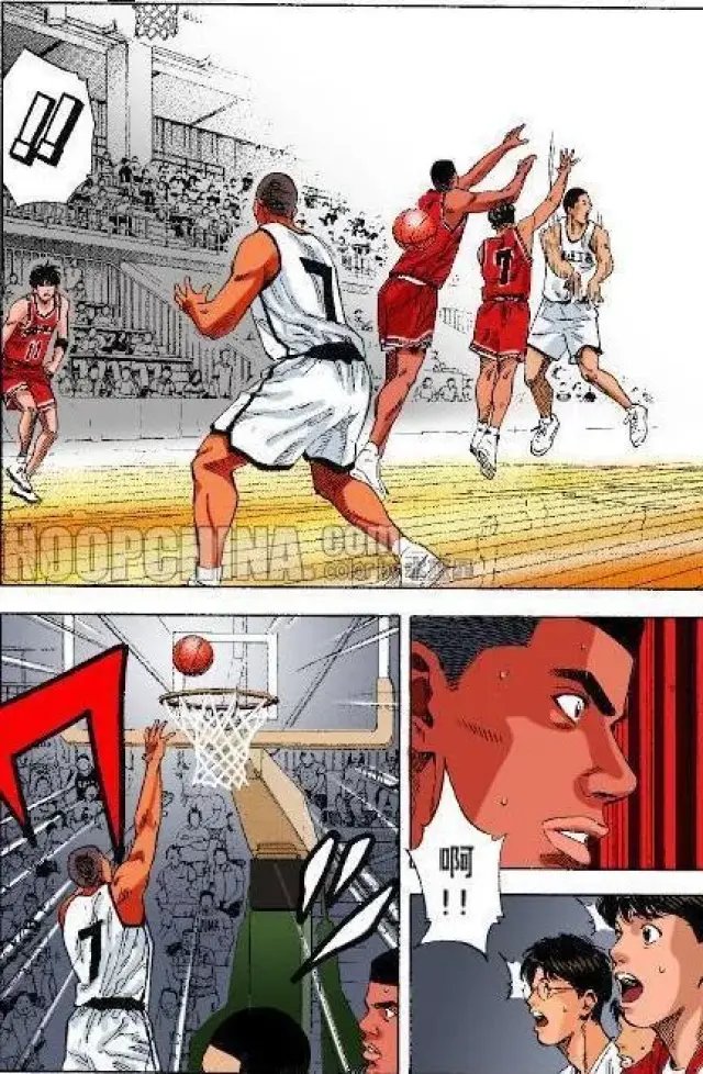 湘北对山王,可怕的前六回合,双方打出百分百的