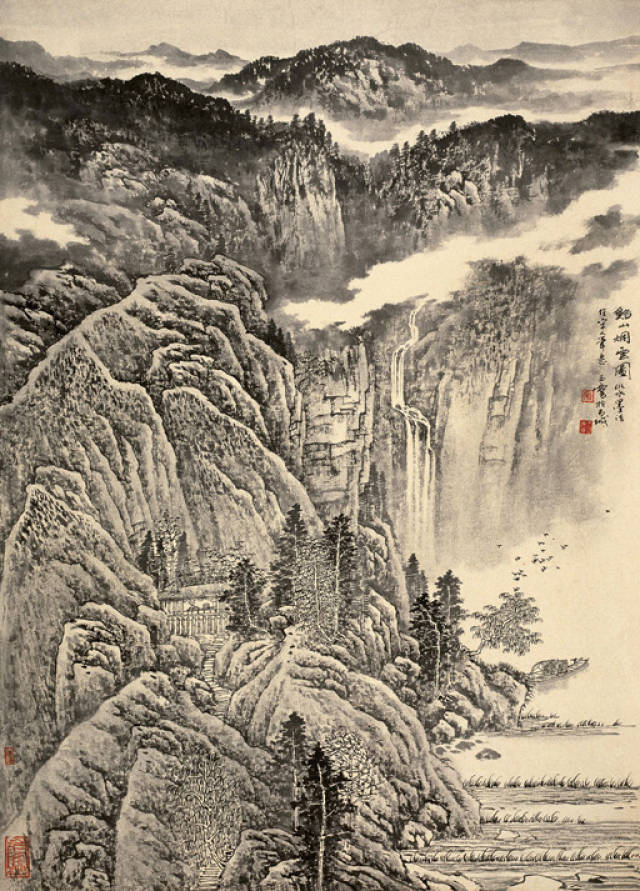 宋玉麟山水画作品欣赏