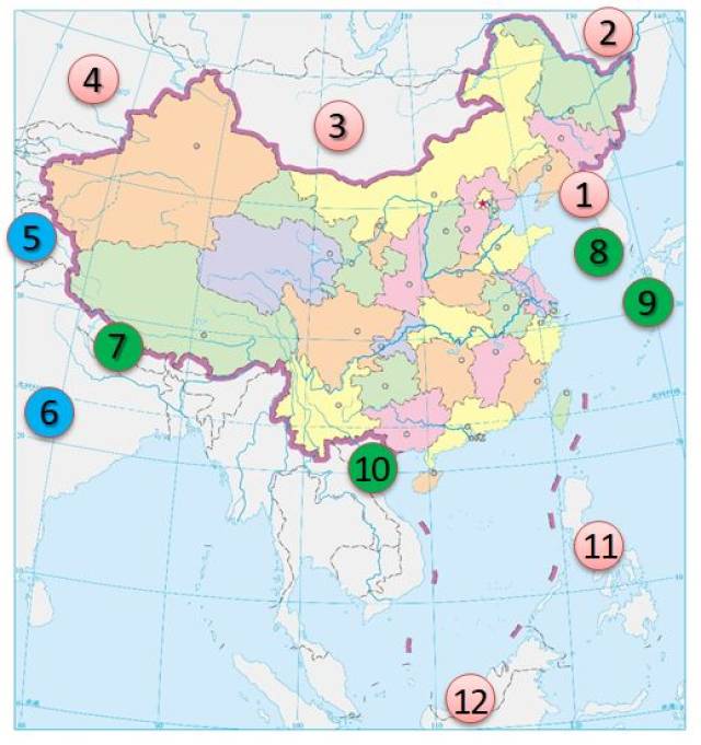 教材梳理(034)中国的疆域