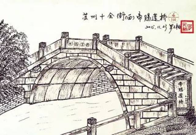 苏州七旬老人两年画100座古桥,你能认出几座?