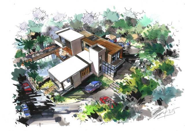 别墅建筑 icad国际商业美术师 中国(北京)国际家居设计节组委会注册