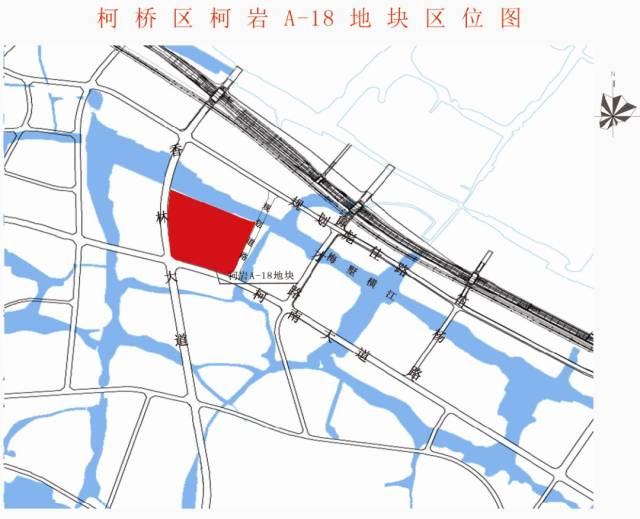 柯岩a-18地块为二类居住用地r2,位于柯岩街道,东至规划道路,南至柯南