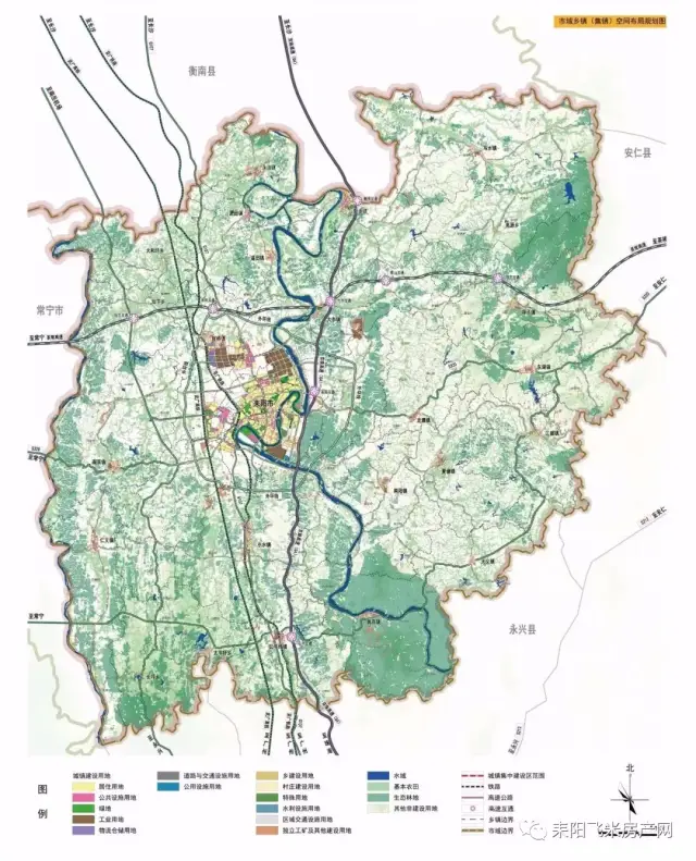 耒阳市地图全图高清版图片