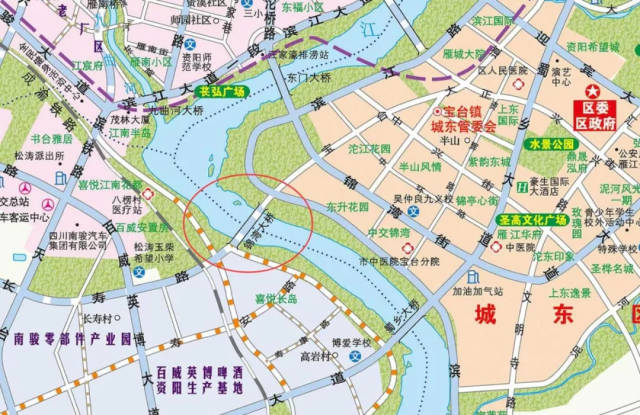 三贤路,娇子大道西沿线,成资大道 以及城区内的一些主干道规划路线