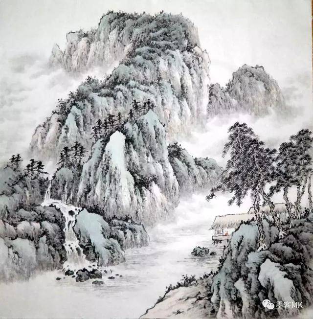 「墨客书院」中国山水画:把这个看明白你就会画了