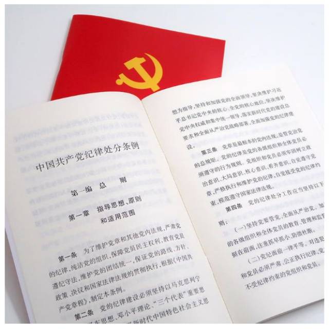 《中国共产党纪律处分条例》