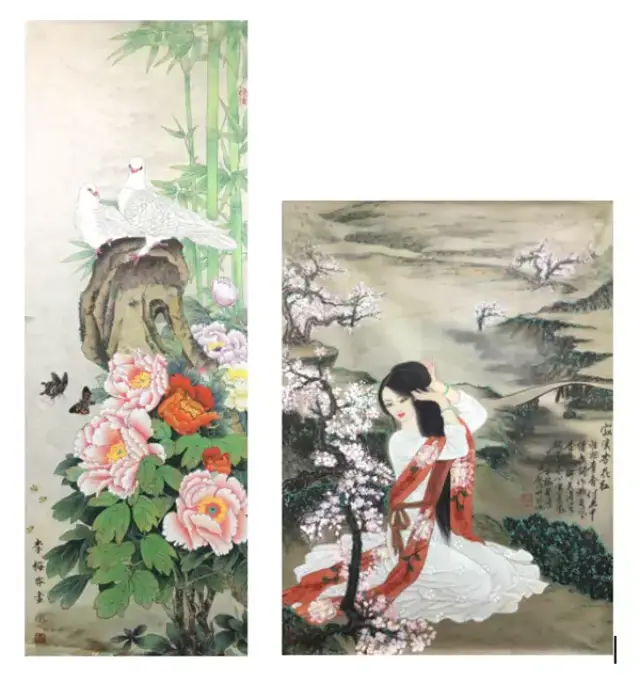 李梅芬:工笔花鸟画三十二万元落槌