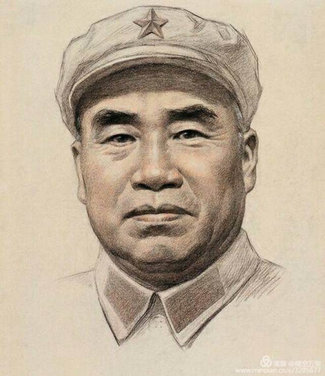 人民军队的缔造者,朱德委员长65式军装画像