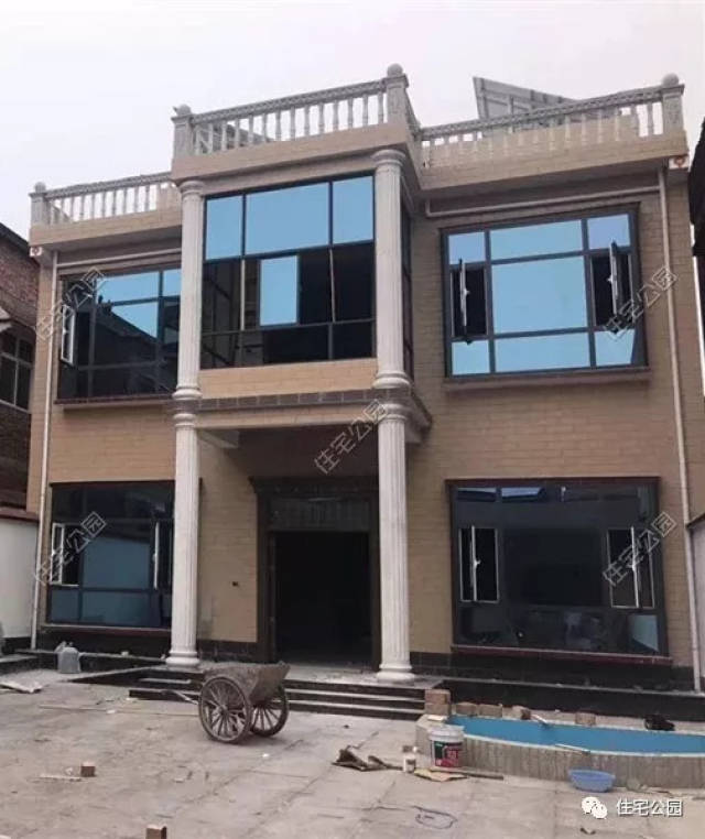 看看河南白先生如何用35万盖2层小洋楼