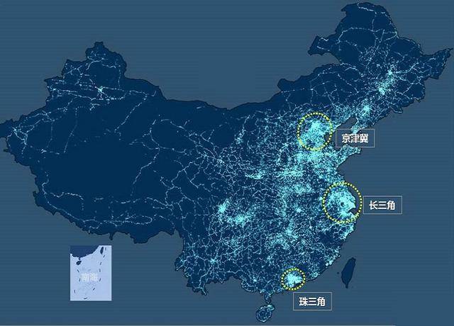 中国夜间灯光图 平台声明