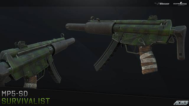 csgo创意工坊已允许上传mp5sd皮肤,到底哪些才是v社眼中的菜?