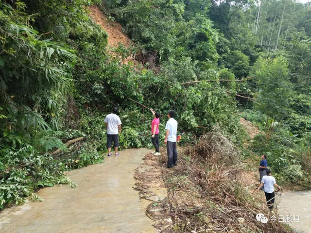 藤县大黎镇特大暴雨,24小时降雨量371毫米,抗洪救灾最