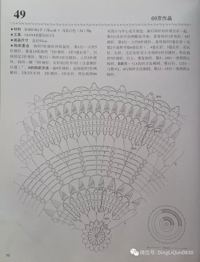 50款蕾丝钩织:台布和蕾丝垫(中文收藏版)