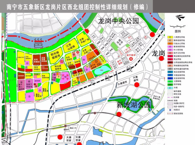 规划》 五象龙岗片区被定位为南宁市级商业中心 五象新区商务次中心