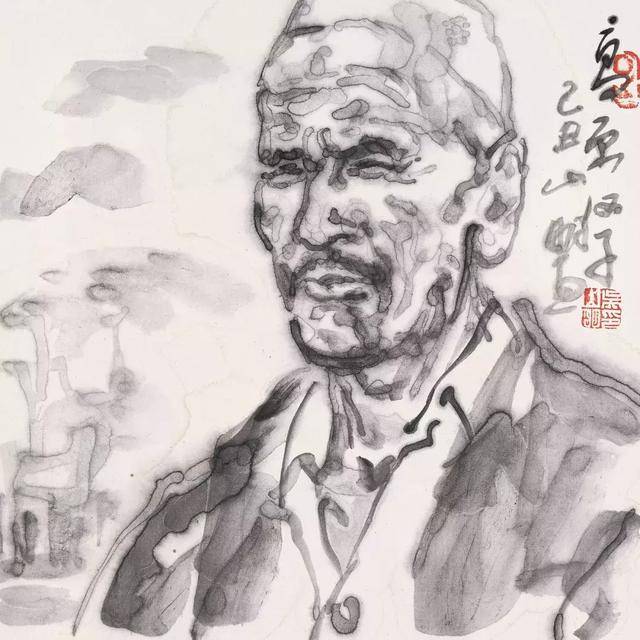 生活是创作之源 吴山明人物写生作品
