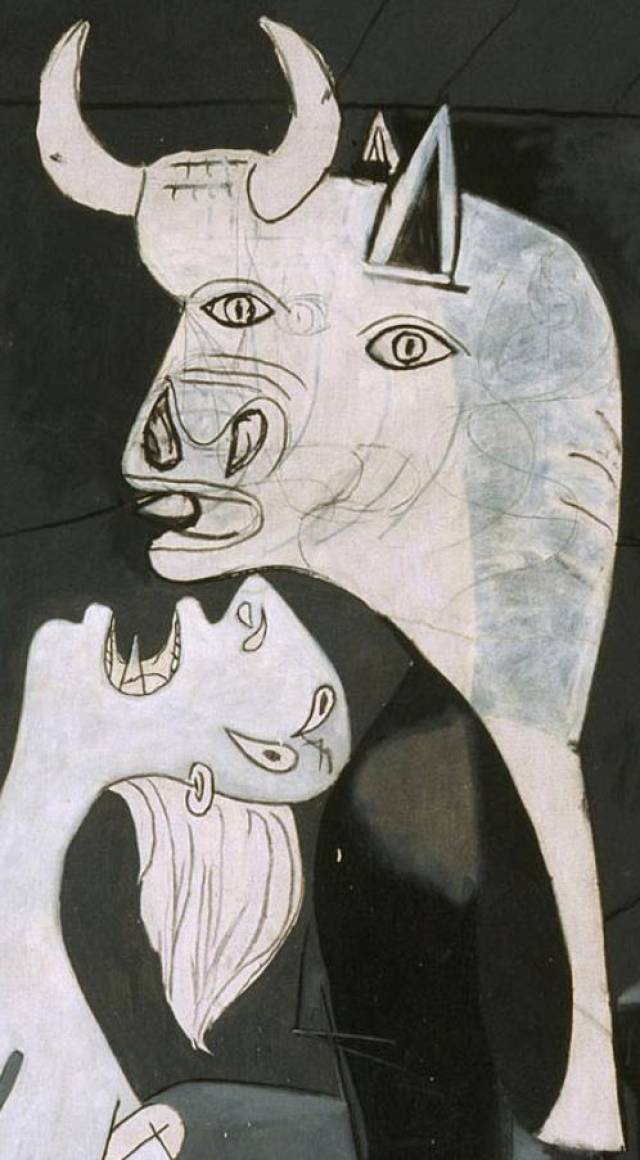 毕加索对《格尔尼卡》这幅作品非常重视,他在1973年去世前留下遗言