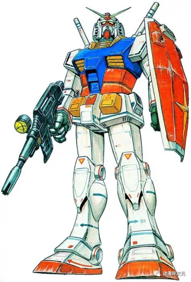 rx-78-2 高达被大家亲切的称之为始祖高达,它也代表了整个高达系列的