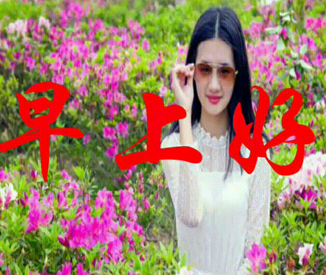 最新早上好动态图片大全,微信动态表情精选