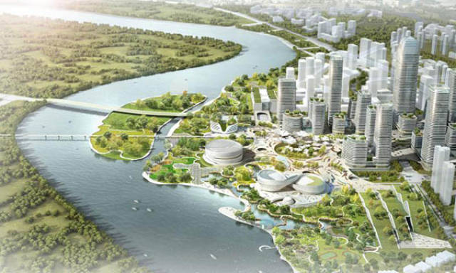 2008年,中新天津生态城,在滨海新区内这片"生态禁区"上动工.