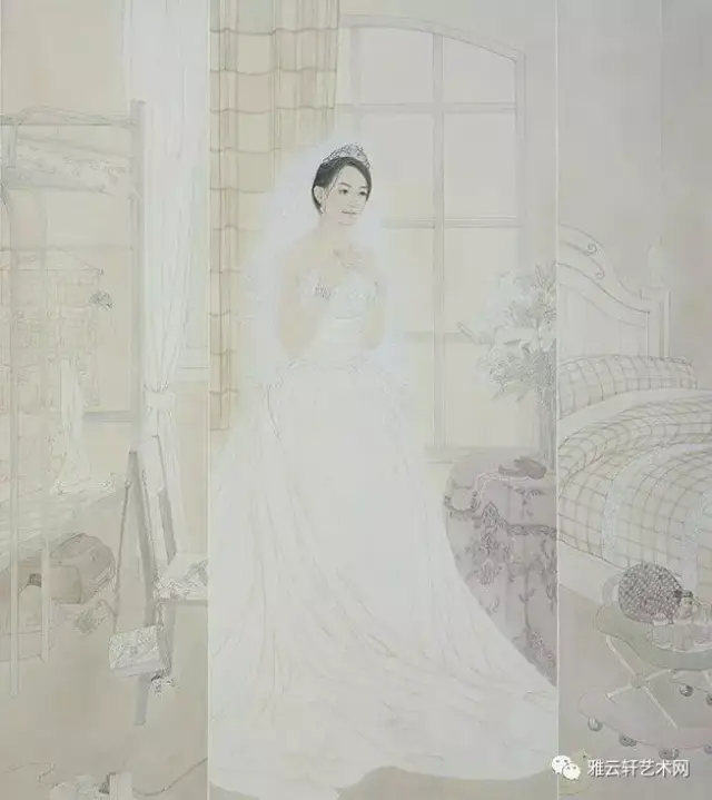 中美协会员,擅长工笔人物画——单晓东