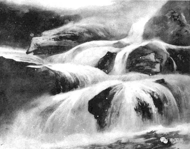 「超详细」山水画技法图文教程——瀑布的画法,错过很