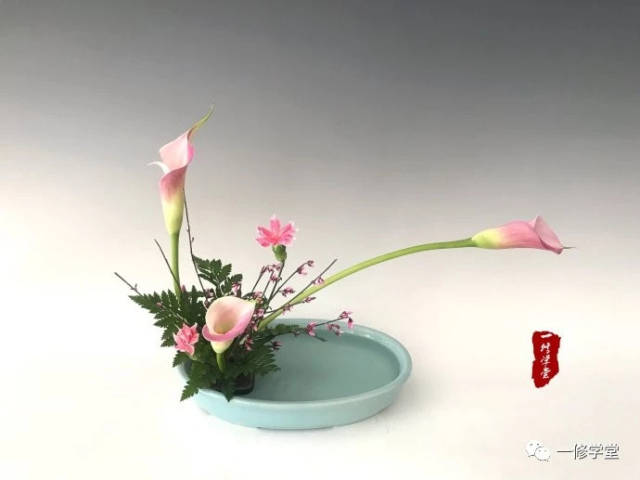 小原流插花 || 入门课花意匠 花型图案例