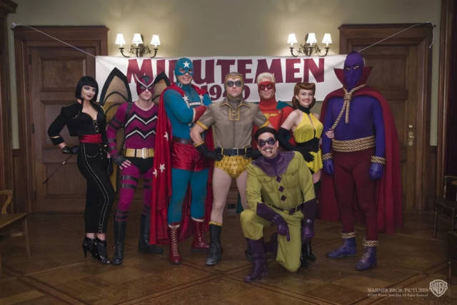 manhattan(曼哈顿博士),silk spectre ii(丝魂2代),rorschach(罗夏)