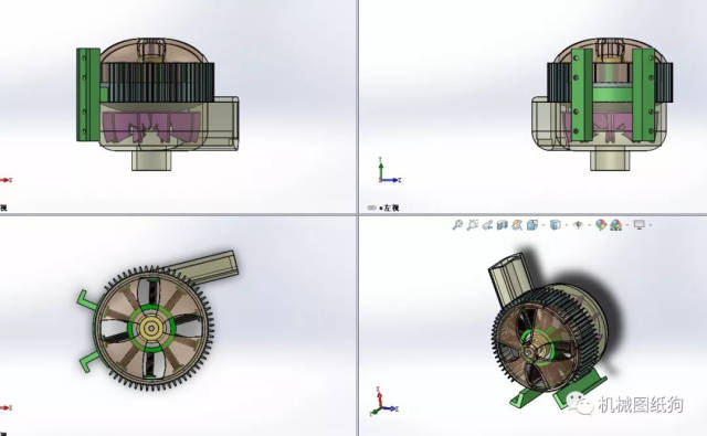 【工程机械】简易抽水机3d模型图纸 solidworks设计
