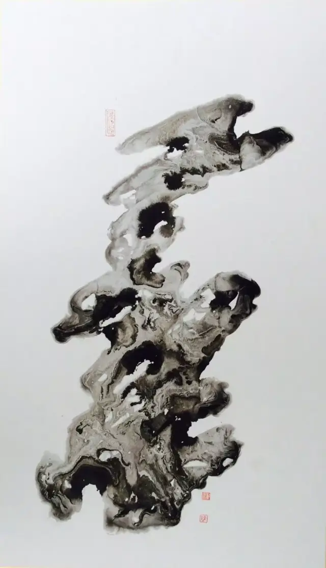 《太湖石》系列1 65x38cm