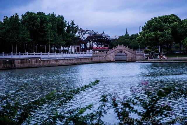 苏州,盘门景区一带,水陆城门并存