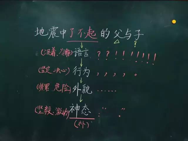地震中的父与子