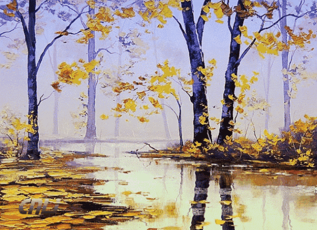 就着红叶看日落