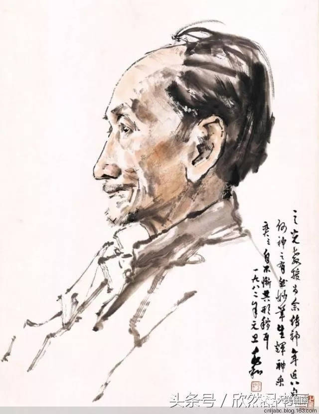 形神兼备——杨之光笔下的那些名人肖像画欣赏