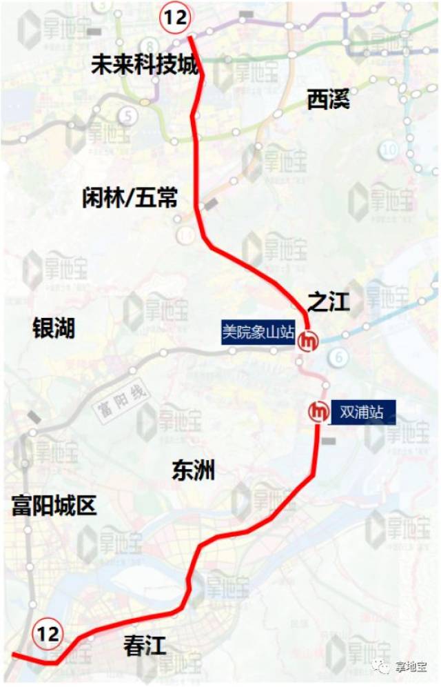 【规划】一张区位图引发的"猜想":富阳城际将变身地铁