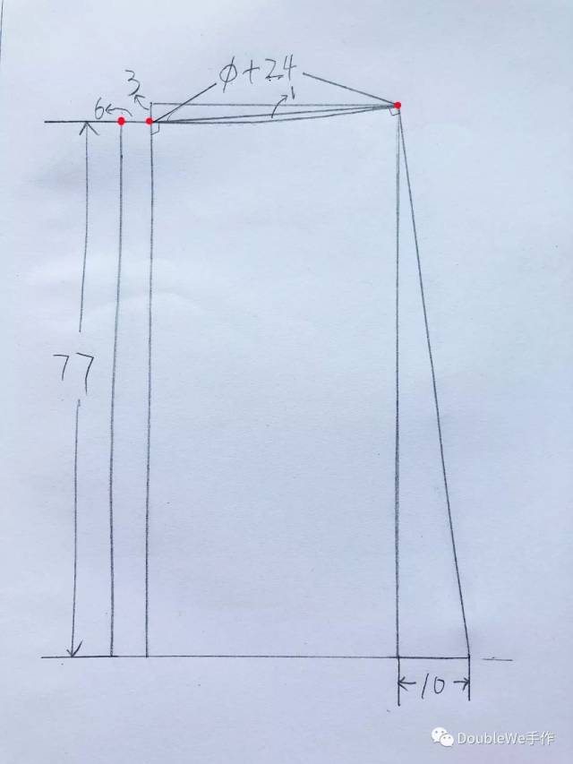 工字褶半身裙的图纸画法和制作过程