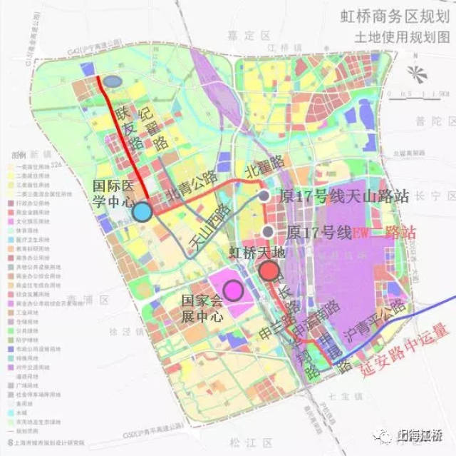 闵行中运量规划发布,虹桥核心区将新增中运量线路将直达江桥北虹桥
