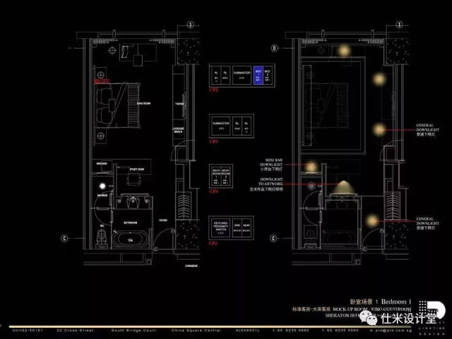 关永权丨酒店灯光照片设计丨cad施工图 方案效果图丨1