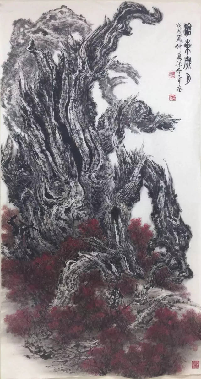 胡杨画派开创者——张介宇胡杨艺术