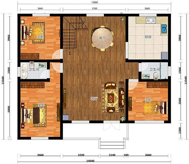 一层农村别墅,布局实用,15万建成,特别适合养老