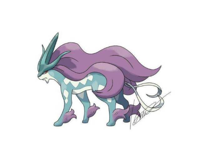 精灵宝可梦图鉴245被称为北风的化身的宝可梦水君