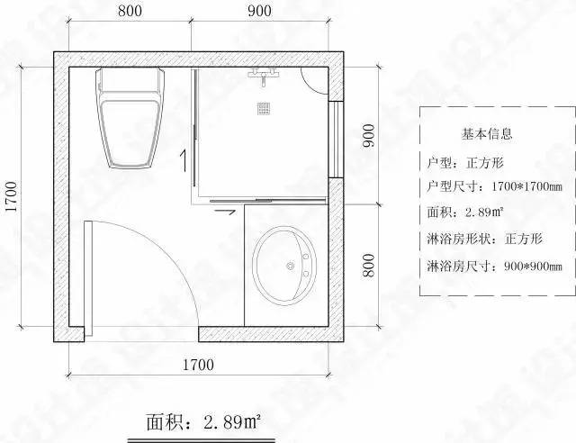 一般从外到里分别是:洗手盆,马桶,淋浴房,而淋浴房一般是以玻璃推拉门