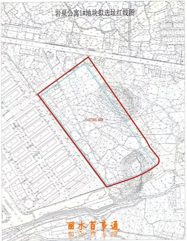 周边规划图 岩泉公寓1#地块  拟选址于市场1#路东侧道路与寿元街交叉