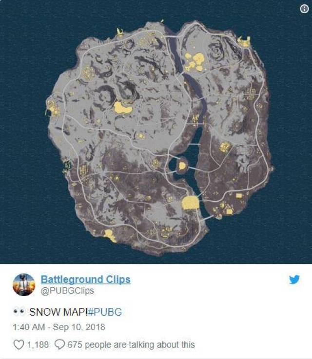 吃鸡雪地地图