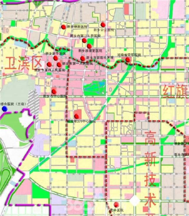 新乡市两年内将会新建四所大型综合医院